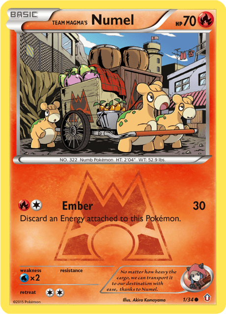 Team Magma's Numel