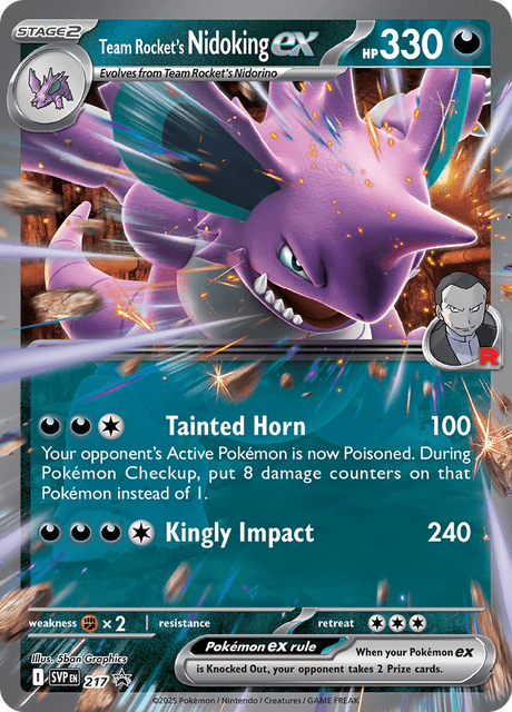 Team Rocket's Nidoking ex