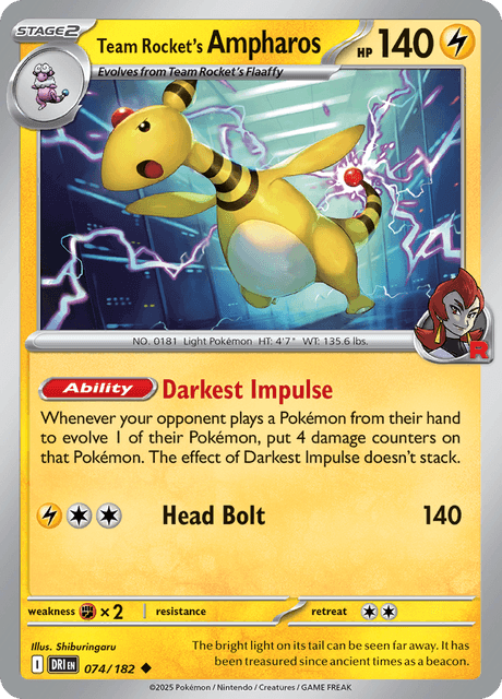Team Rocket's Ampharos