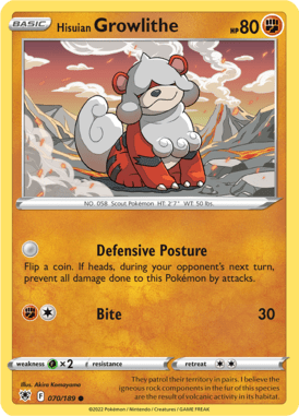 Hisuian Growlithe